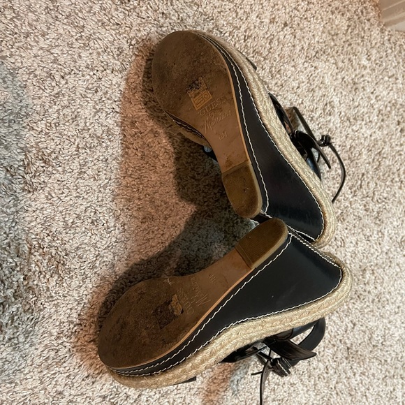 Guess by Marciano black espadrille wedge heels - Picture 3 of 5